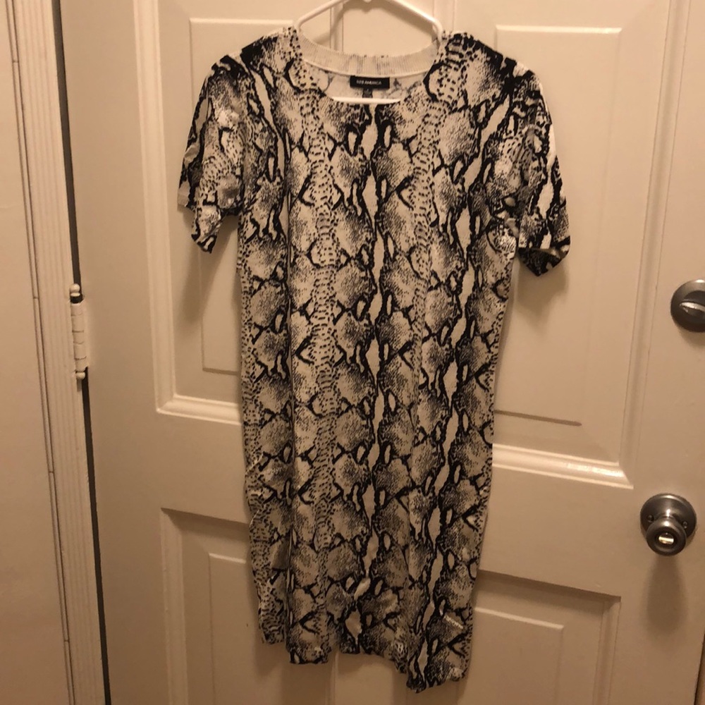 525 America Snake Print Knit dress Small New 🐍